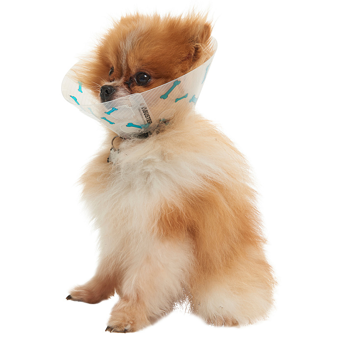 KRUUSE (из наличия) Воротник с дизайном (бирюзовые кости) 7,5 см СКИДКА 80%