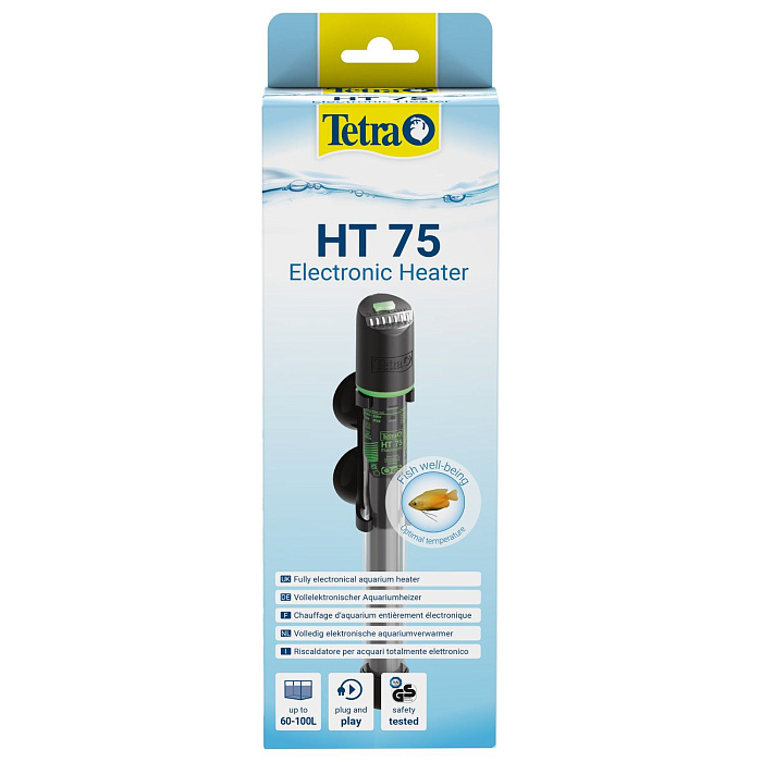Нагреватель электронный Tetra HT 75 Bт для аквариумов 60-100л