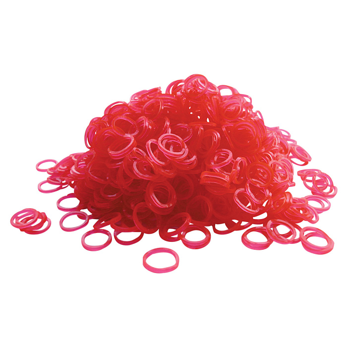 SHOW TECH латексные резинки 9 мм розовые 1000 шт