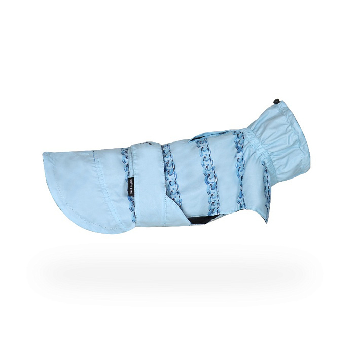Дождевик United Pets для собак Easy 40, голубой с голубым рисунком СКИДКА 30%