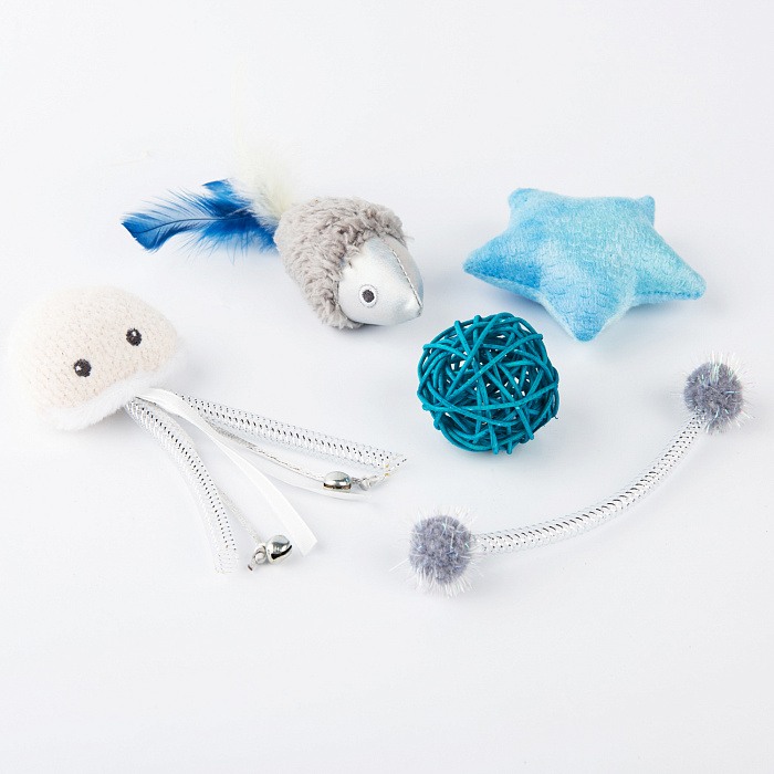 Игрушка Petpark для кошек Космический сет с кошачьей мятой (5 шт в комплекте) СКИДКА 50%