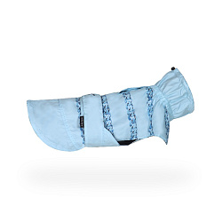 Дождевик United Pets для собак Easy 44, голубой с голубым рисунком СКИДКА 30%