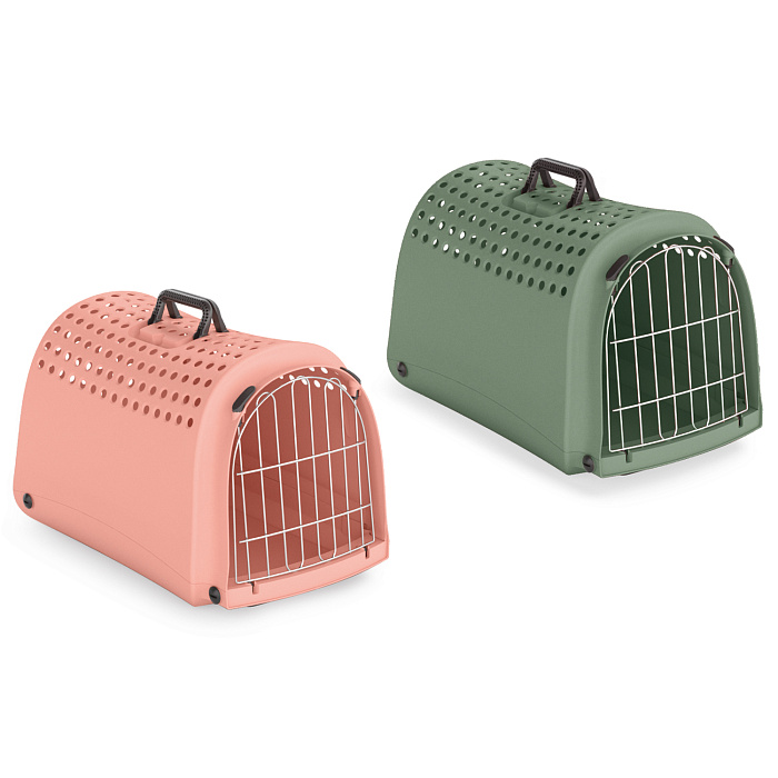 Переноска IMAC LINUS 2ND LIFE для кошек и собак 52,5х32х34,5см цвет коралловый