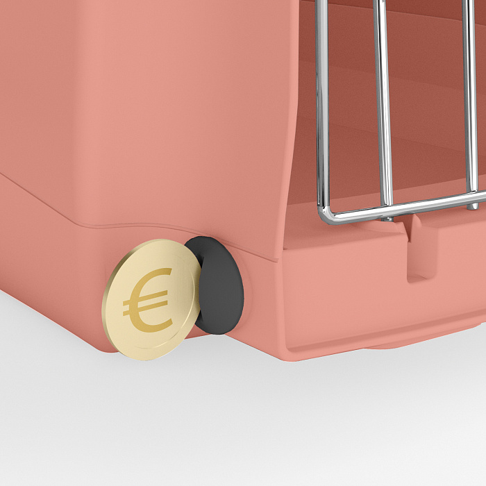 Переноска IMAC LINUS 2ND LIFE для кошек и собак 52,5х32х34,5см цвет коралловый