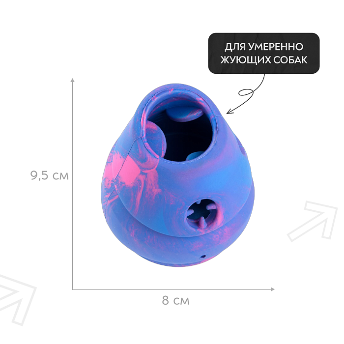 Игрушка Mr.Kranch для собак 8*9.5 см разноцветная не ароматизированная