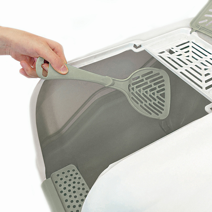 Био-туалет MPS NETTA 54х39х40h см с совком цвет оливковый