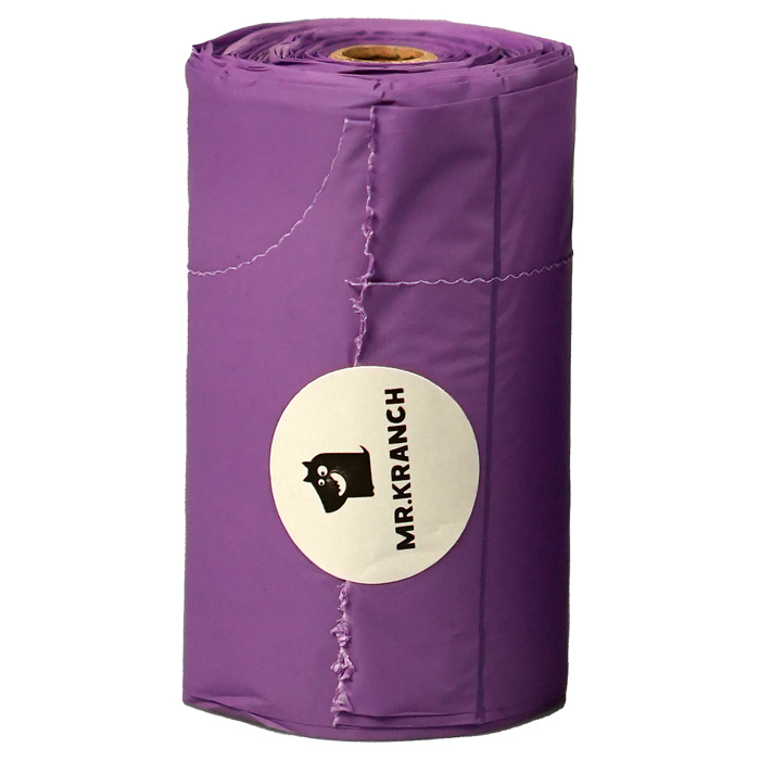 Биодиспенсер Mr.Kranch со сменным рулоном пакетов для выгула собак