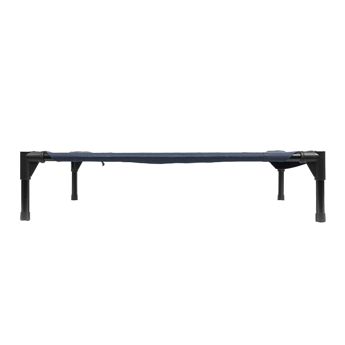 Лежанка-шезлонг каркасная для собак Mr.Kranch Elevated M средняя 81х63х19 см синяя