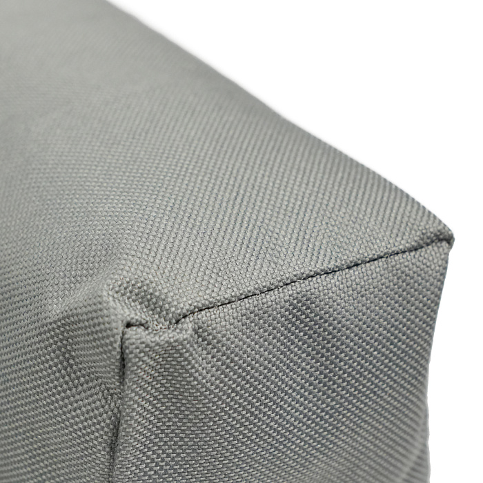 Лежанка-шезлонг каркасная для собак Mr.Kranch Elevated с мягкими бортиками малая 62х47х27 см серая