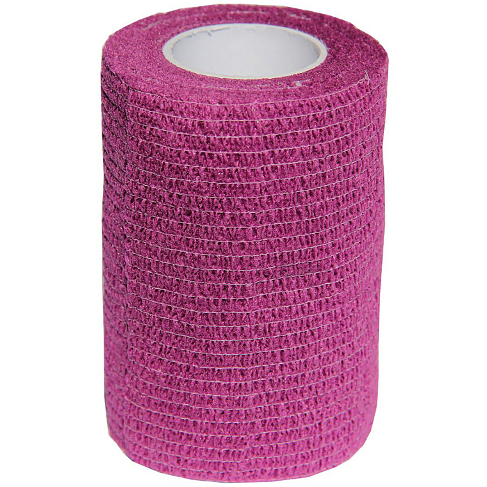 Valta Care Premium бинт самофиксирующийся c горьким вкусом 7,5 см х 450 см, фиолетовый