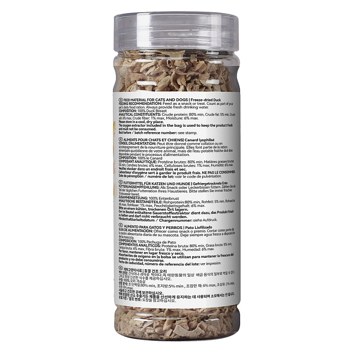 Лакомство Ranova для собак Порошок из сублимированной утки, 60 г