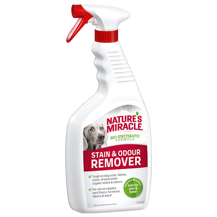 Уничтожитель пятен и запахов Nature's Miracle для собак универсальный, спрей 709 мл