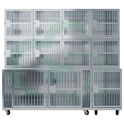 ТД ВЕТ Optima 11 Модуль на 11 клеток 2400х750(600)х2060(2160) мм с колесами