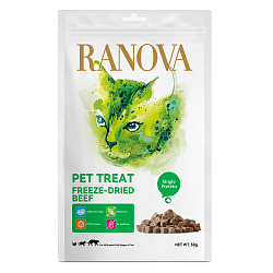 Лакомство Ranova для кошек сублимированное Говядина, 50 г
