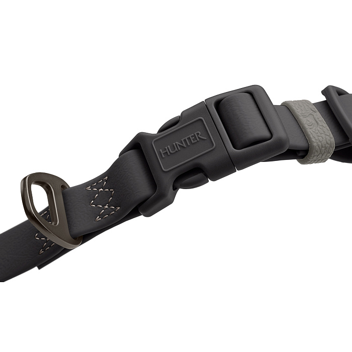 Hunter ошейник для собак Havanna L (40-55 см), биотановый, черный