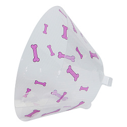 KRUUSE (из наличия) Воротник с дизайном (фиолетовые кости) 10 см СКИДКА 80%