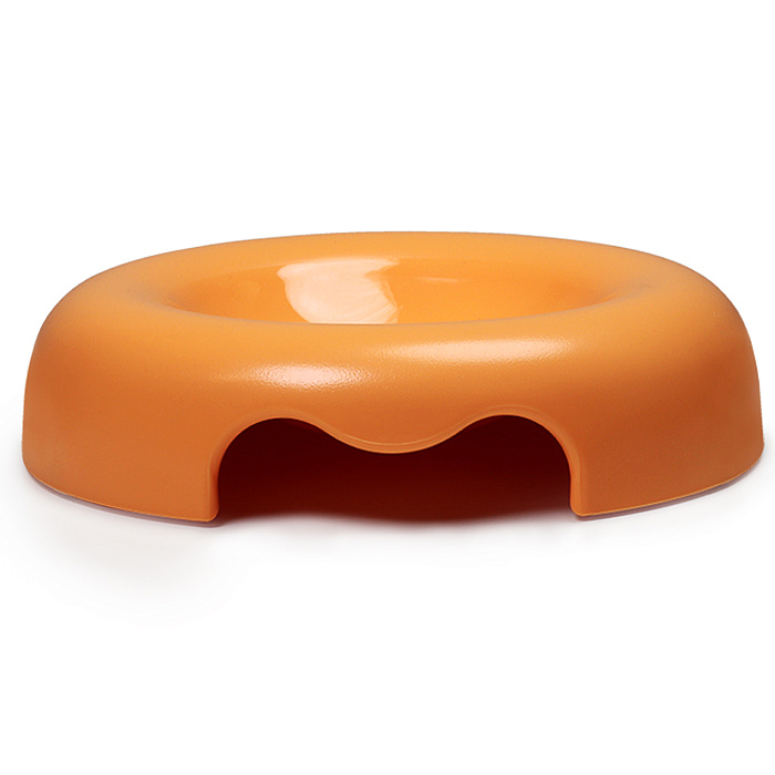 United Pets миска Kitty-Cat, 120мл, оранжевая