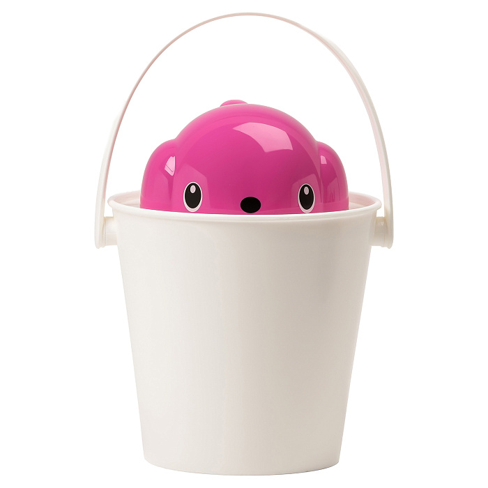 United Pets ведро для сухого корма "Dog-Crock" 7,5 л, белый/цикламен, для собак СКИДКА 40%