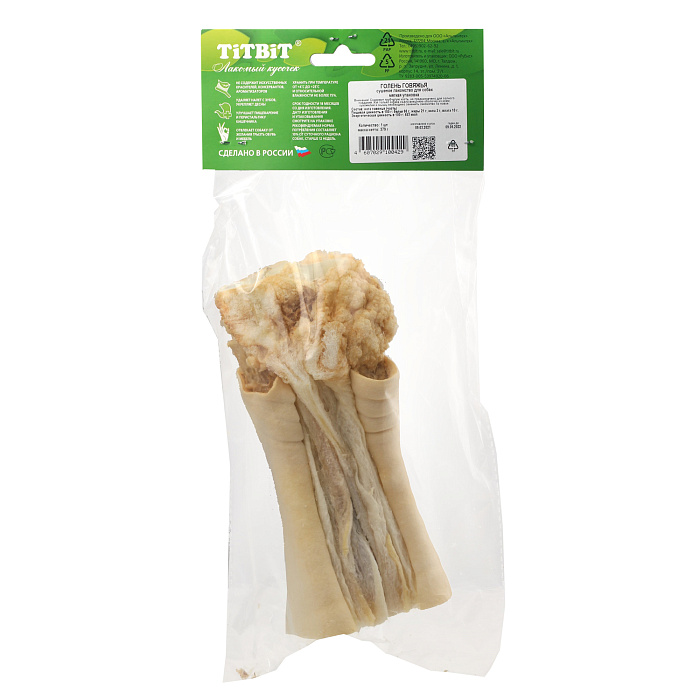 Лакомство TiTBiT Голень говяжья для собак 379 г