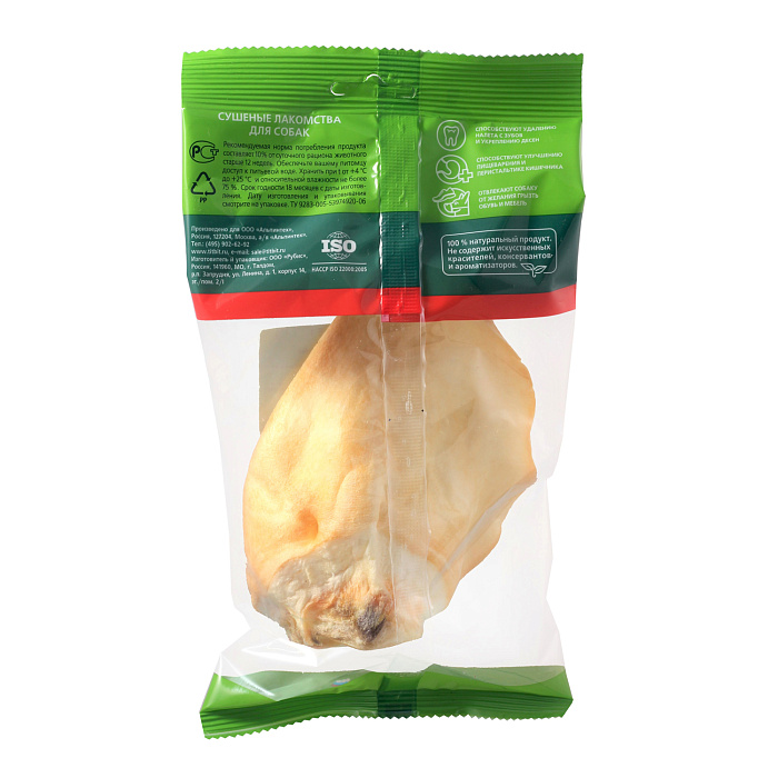 Лакомство TiTBiT Ухо говяжье для собак 31 г