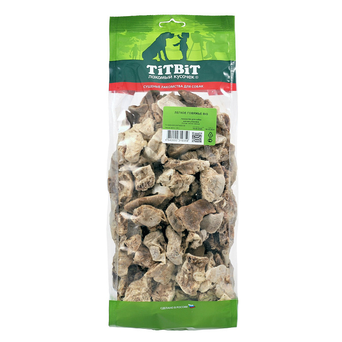 Лакомство TiTBiT Легкое говяжье BIG для собак 140 г