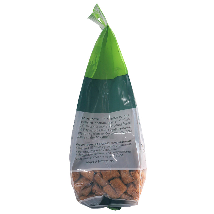 Лакомство TiTBiT Хрустящие подушечки для щенков с начинкой со вкусом кролика и творога 95 г