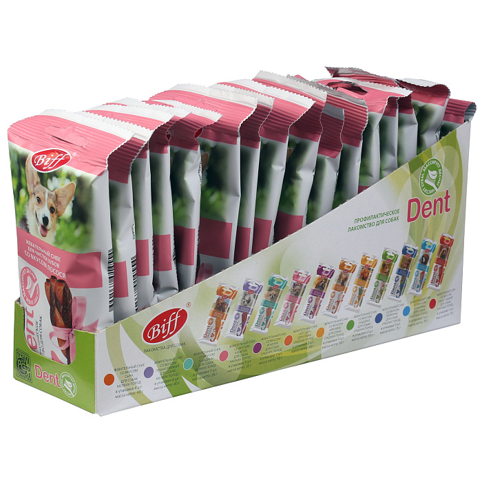 Лакомство TiTBiT Жев снек DENT со вкусом лосося для собак мелких пород 40г