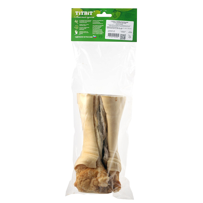 Лакомство TiTBiT Голень говяжья большая для собак 512 г