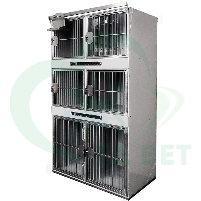 ТД ВЕТ Модуль клеток из полипропилена, 3х ярусный из 6 клеток 2/2/2, 1200x700x2120h(2340)h