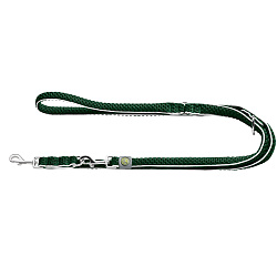 Hunter поводок-перестежка для собак Hilo 15 / 200 нейлон изумрудный СКИДКА 50%