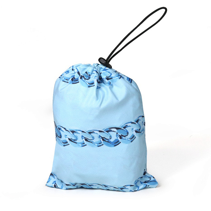 Дождевик United Pets для собак Easy 32, голубой с голубым рисунком СКИДКА 30%