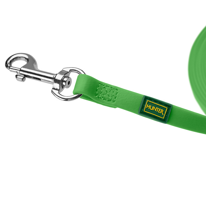 Hunter поводок для собак Convenience, 10/500, биотан, яблочный зеленый