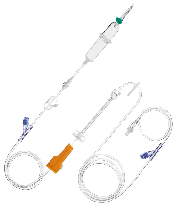 B.Braun Магистраль Инфузомат Спэйс 300 см, Нейтрапур piggyback