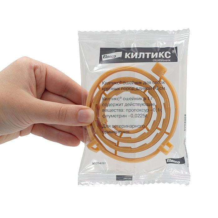 Bayer Килтикс ошейник от клещей 66 см для собак крупных пород