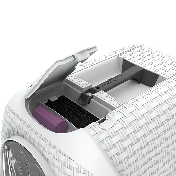 BAMA PET био-туалет для кошек PRIVE 42х50,5х39,6h см, светло-серый СКИДКА 40%