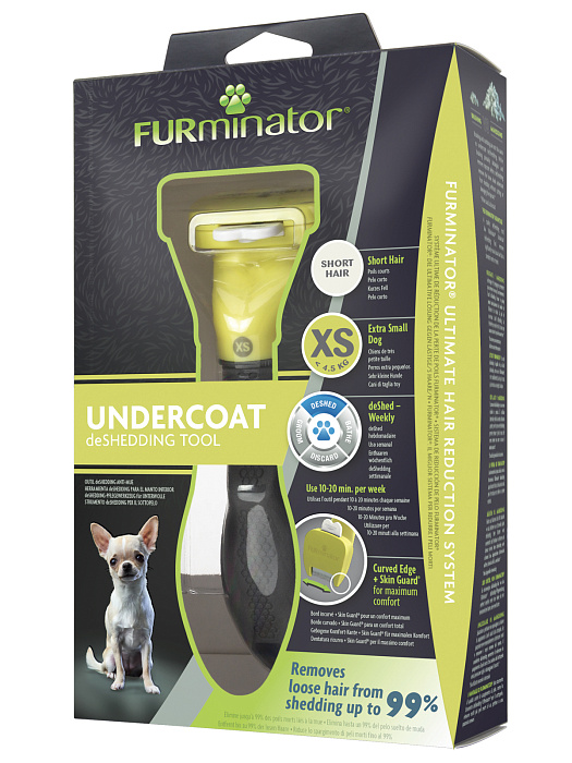 Фурминатор FURminator XS для карликовых собак с короткой шерстью СКИДКА 60%