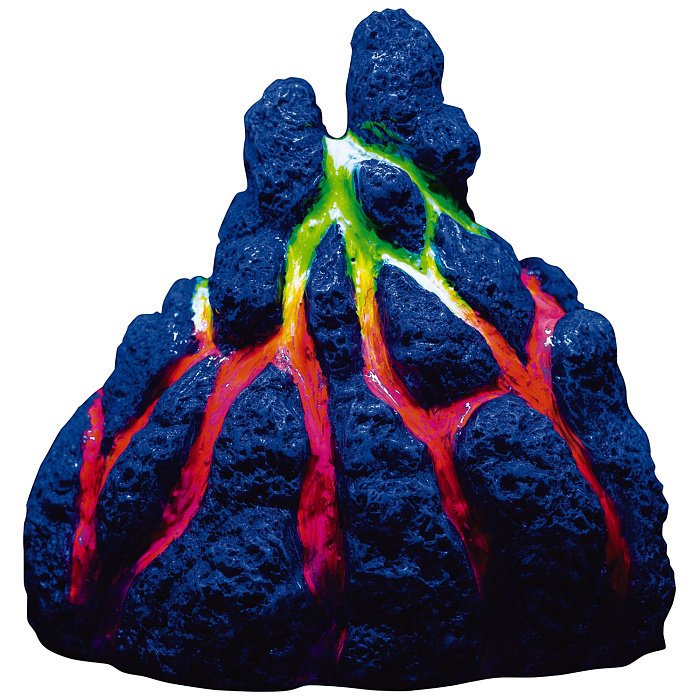 GloFish Вулкан - декорация с GLO-эффектом СКИДКА 40%