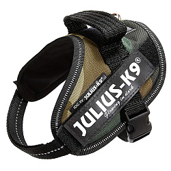 JULIUS-K9 шлейка для собак IDC®-Powerharness Mini-Mini (40-53см/ 4-7кг), камуфляж