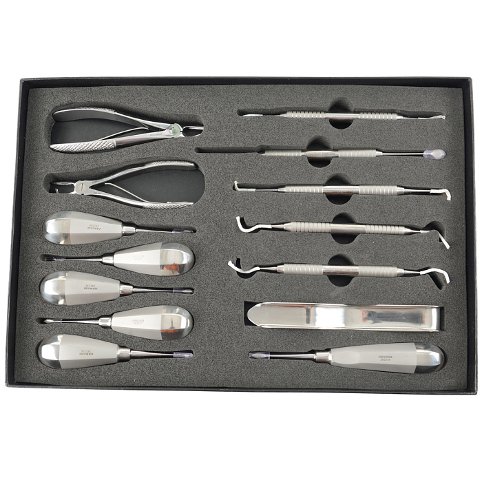 KRUUSE набор стоматологический, 14 предметов