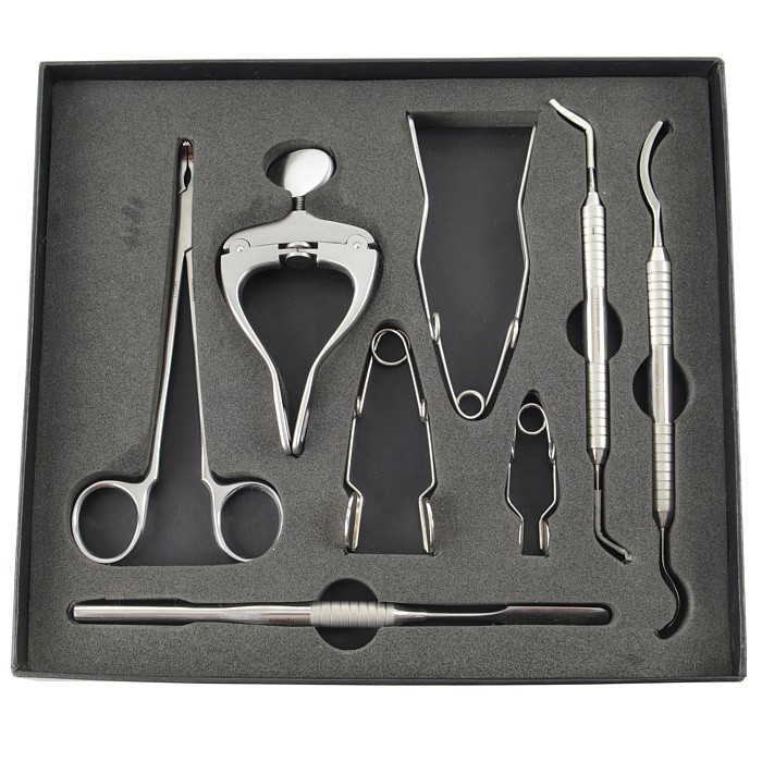 KRUUSE набор стоматологический для грызунов, 8 предметов