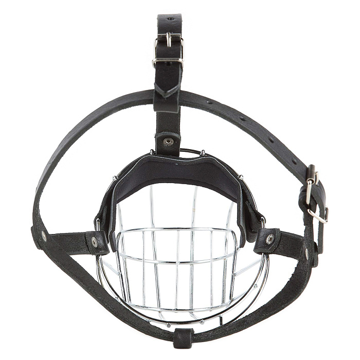 JULIUS-K9 намордник для собак c укороченной мордой (34,5х10х10,5см), металл СКИДКА 50%