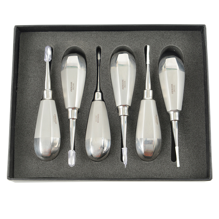 KRUUSE набор элеваторов крыловидных, 1-6 мм