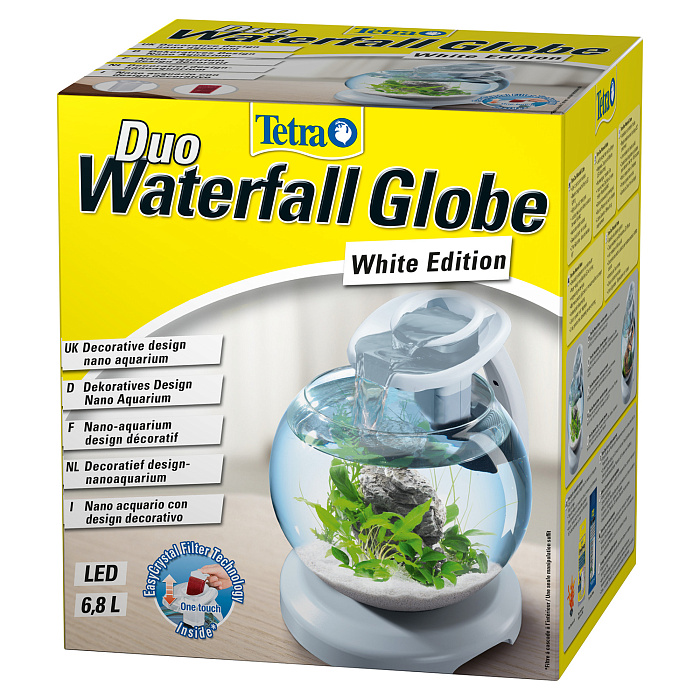 Tetra Cascade Globe Duo Waterfall аквариумный комплекс белый 6,8 л СКИДКА 40%