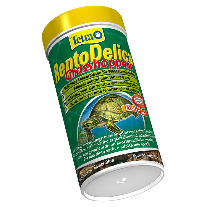Tetra ReptoDelica Grasshoppers лакомство для водных черепах (кузнечики) 250 мл