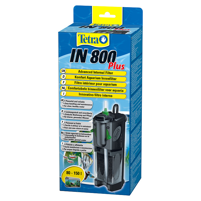 Tetra IN 800 Plus внутренний фильтр для аквариумов до 150 л
