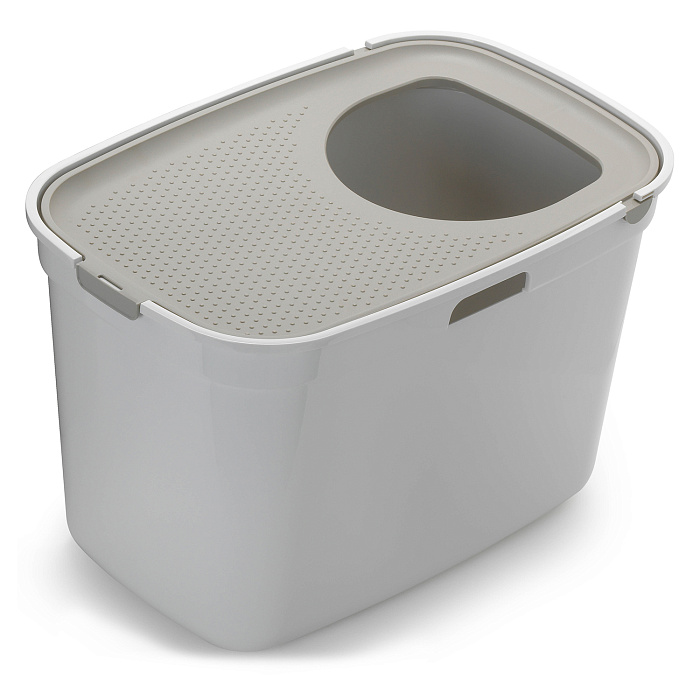 Moderna био-туалет Top Cat 59x39x38h см, вертикальный вход, бело-серый СКИДКА 40%