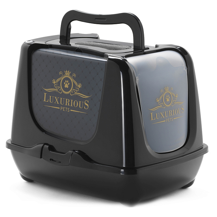 Moderna Luxurious био-туалет 50x39x37h см с совком, черный СКИДКА 40%