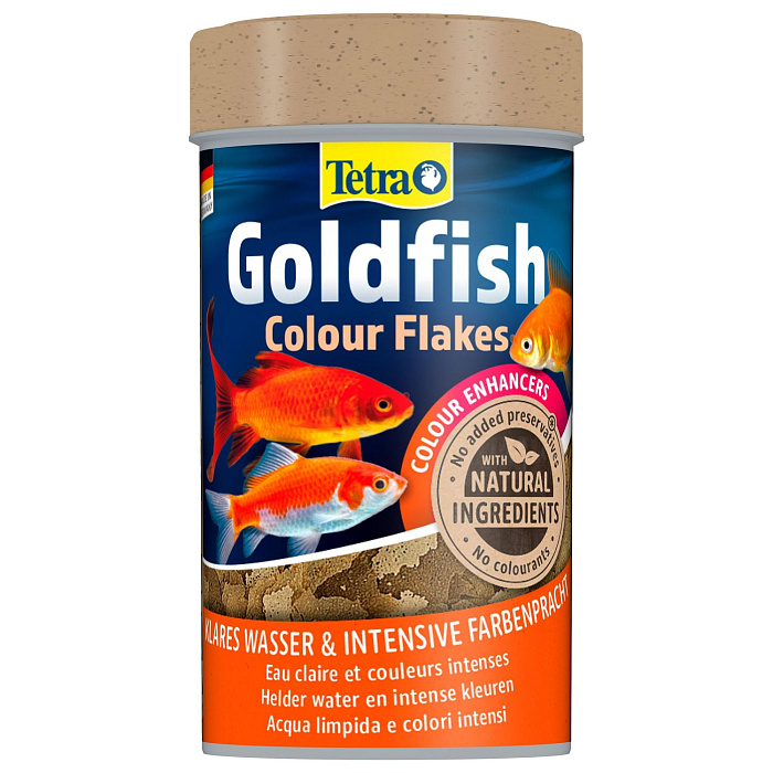TetraGoldfish Colour корм в хлопьях для улучшения окраса золотых рыб 100 мл