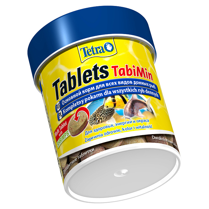 TetraTabletsTabiMin корм для всех видов донных рыб 120 таб.