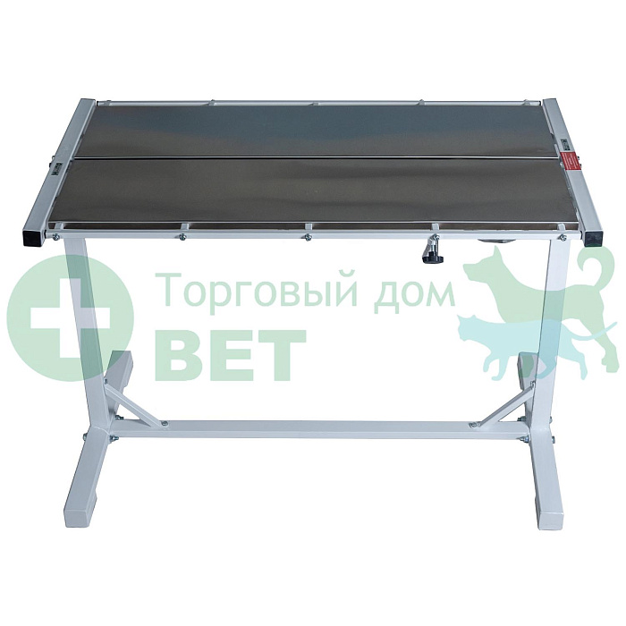 ТД ВЕТ Стол ветеринарный универсальный СВУ-36.02, 1290х700х900h, (без рейлингов 1200х620) столешница нерж.сталь, каркас белый СКИДКА 15%